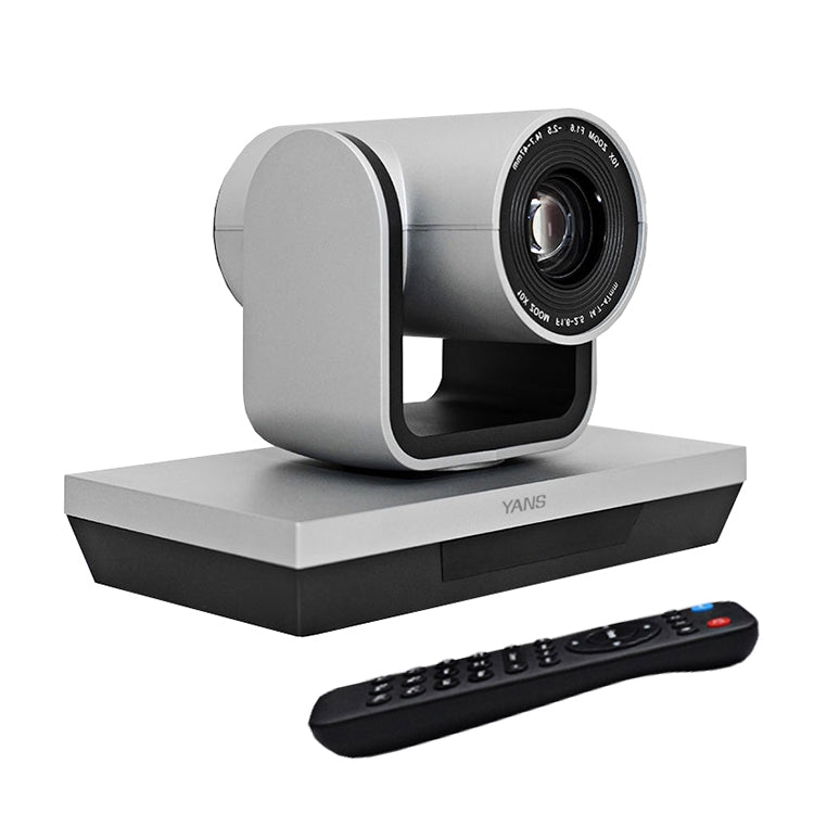 YANS YS-H20U USB HD 1080P Wide-Angle Video Conference Camera with Remote Control, US Plug(Grey) - free shipping - PMC TechLife - Order now!