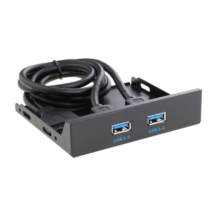 2 Ports USB 3.0 Front Panel Data Hub - Floppy Drives by PMC Jewellery | Online Shopping South Africa | PMC Jewellery | Buy Now Pay Later Mobicred