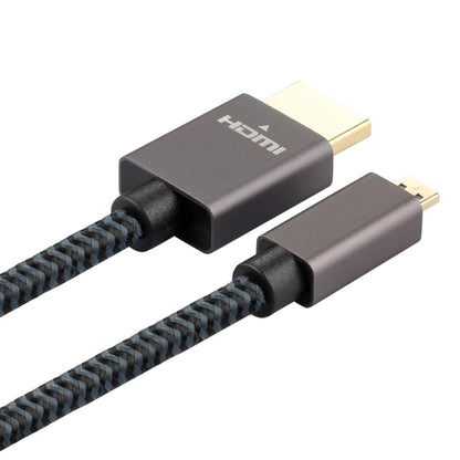 ULT-unite Gold-plated Head HDMI Male to Micro HDMI Male Nylon Braided Cable, Cable Length: 1.2m (Black) - Cable by ult-unite | Online Shopping South Africa | PMC Jewellery | Buy Now Pay Later Mobicred