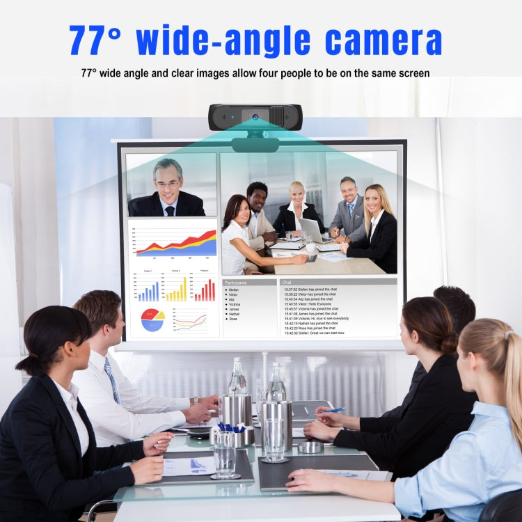 HA501 USB 5M 2.5K Rotate 360 ​​Degrees Auto-focus Camera With Microphone - HD Camera by PMC Jewellery | Online Shopping South Africa | PMC Jewellery | Buy Now Pay Later Mobicred