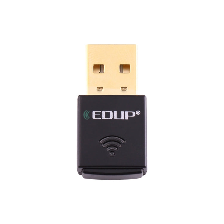 EDUP EP-AC1619 Mini Wireless USB 600Mbps 2.4G / 5.8Ghz 150M+433M Dual Band WiFi Network Card for Nootbook / Laptop / PC(Black) - USB Network Adapter by EDUP | Online Shopping South Africa | PMC Jewellery | Buy Now Pay Later Mobicred