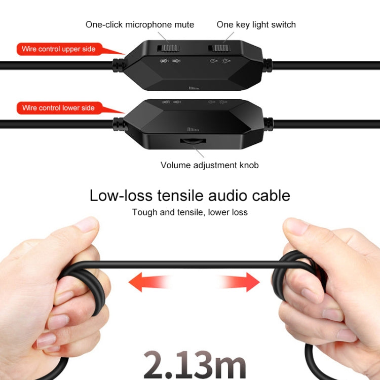 YINDIAO Q2 Head-mounted Wired Gaming Headset with Microphone, Version: Single USB Sound Card(White) - free shipping - PMC Jewellery - Order now!