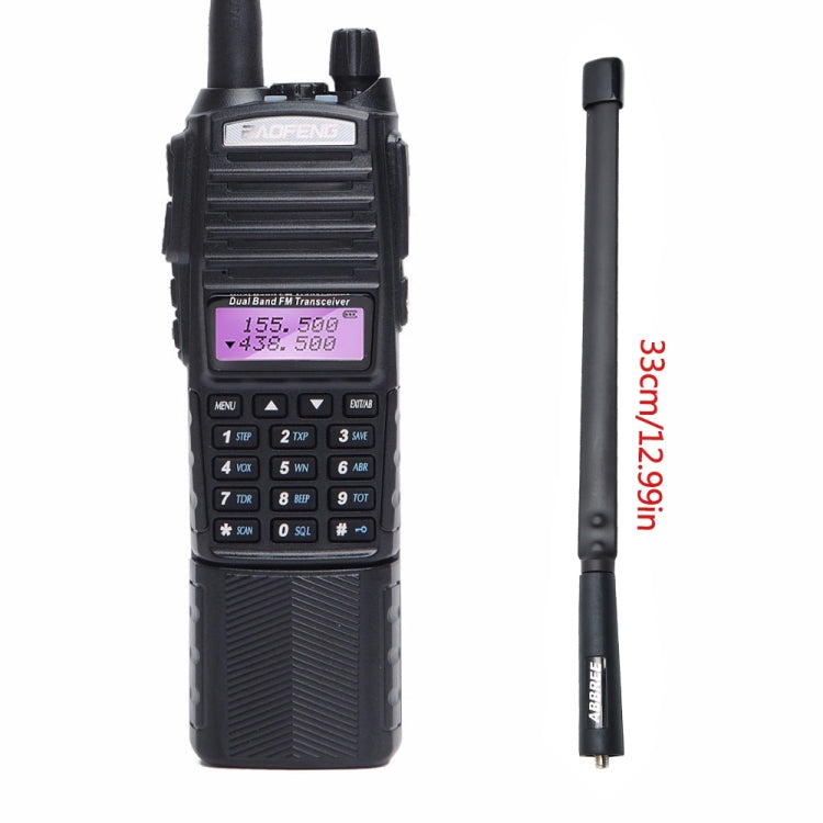 BaoFeng UV-82T Tri-Band Two-Way Radio Dual Antenna Handheld Walkie Talkie, EU Plug - free shipping - PMC TechLife - Order now!