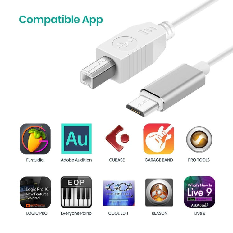 ADS-501 1m Micro USB to Host Data Connectuon Cable - Video & Audio Cable by PMC Jewellery | Online Shopping South Africa | PMC Jewellery | Buy Now Pay Later Mobicred