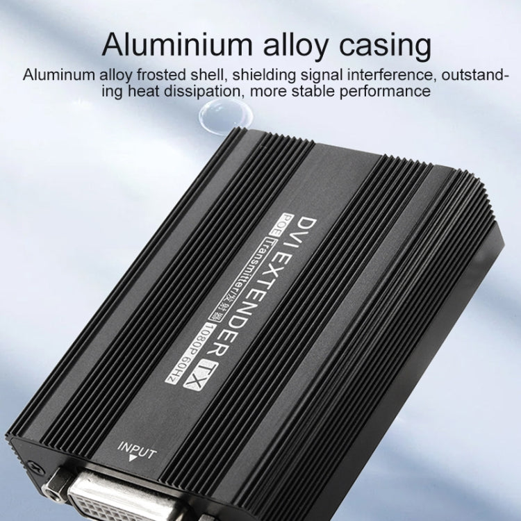 Measy DVI1815 DVI Extender Transmitter and Receiver Converter, POE Single Power Supply, Transmission Distance: 150m(UK Plug) - free shipping - PMC Jewellery - Order now!