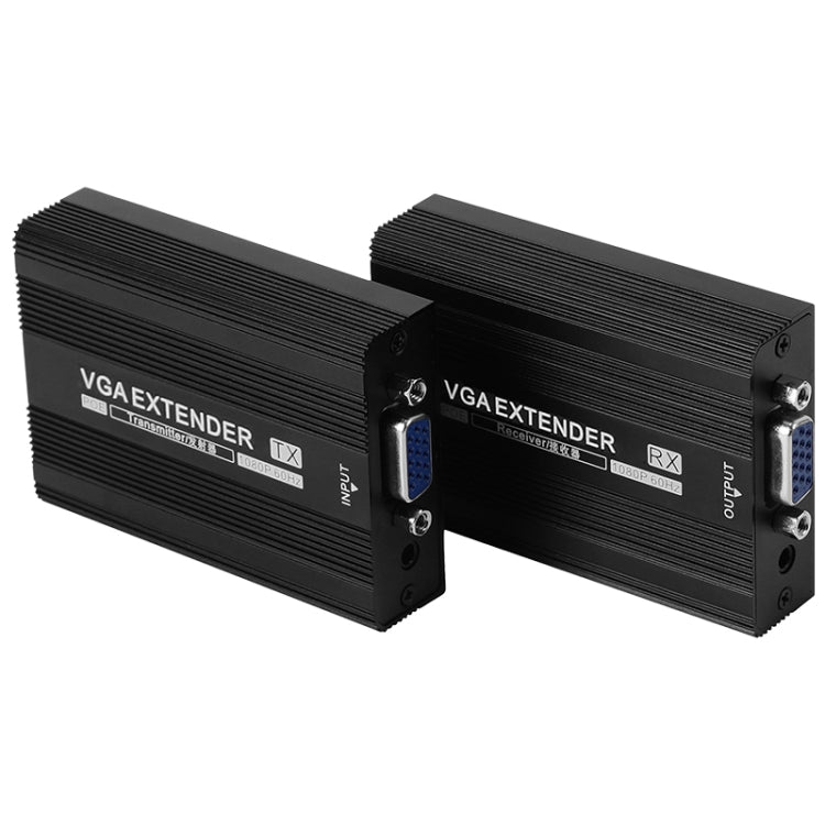 Measy VGA1815 VGA Extender Transmitter and Receiver Converter, POE Single Power Supply, Transmission Distance: 150m(UK Plug) - free shipping - PMC Jewellery - Order now!