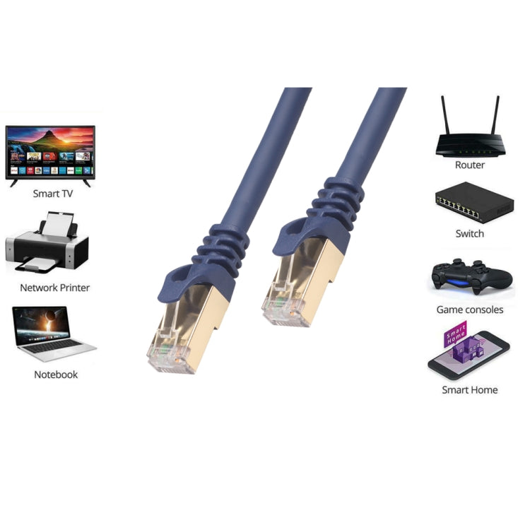 10m CAT8 Computer Switch Router Ethernet Network LAN Cable, Patch Lead RJ45 - Lan Cable and Tools by PMC Jewellery | Online Shopping South Africa | PMC Jewellery | Buy Now Pay Later Mobicred