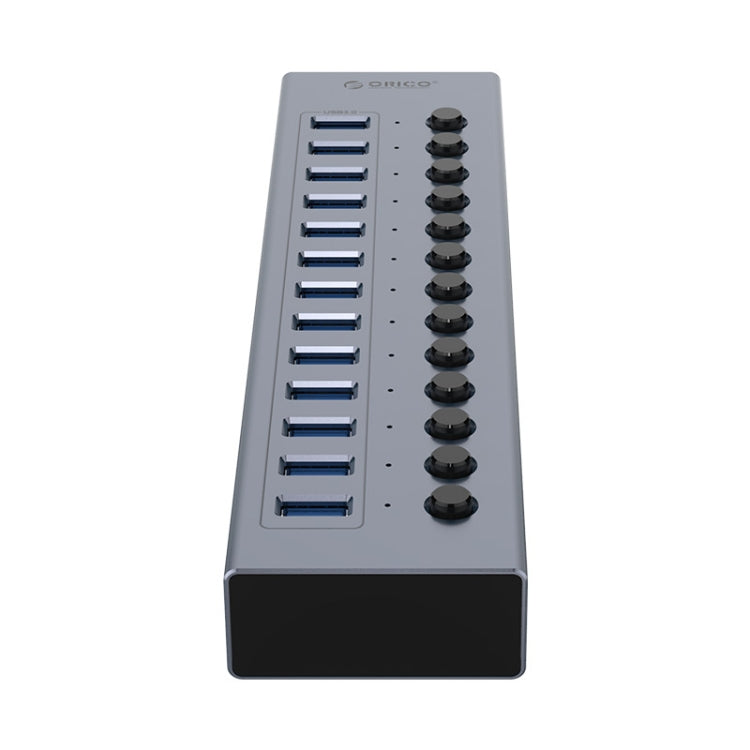 ORICO BT2U3-13AB-GY-BP Multi-Ports Individual Switches HUB, UK Plug - USB 3.0 HUB by ORICO | Online Shopping South Africa | PMC Jewellery | Buy Now Pay Later Mobicred