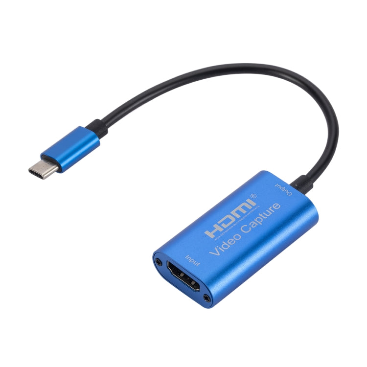 CJK025 USB-C / Type-C Male to HDMI Female Audio Video Capture Card - Video Capture Solutions by PMC Jewellery | Online Shopping South Africa | PMC Jewellery | Buy Now Pay Later Mobicred