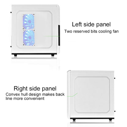 1728 USB 3.0 Main Chassis 440x180x480mm Micro-ATX / ATX PC PC Desktop Game Computer Case(Black) - Computer Cases & Towers by PMC Jewellery | Online Shopping South Africa | PMC Jewellery | Buy Now Pay Later Mobicred