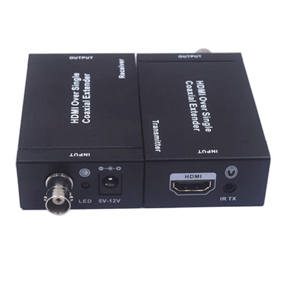 NK-C100IR 1080P HDMI Over Single Coaxial Extender Transmitter + Receiver with IR Coaxial Cable, Signal Range up to 100m (UK Plug) - Amplifier by PMC Jewellery | Online Shopping South Africa | PMC Jewellery | Buy Now Pay Later Mobicred