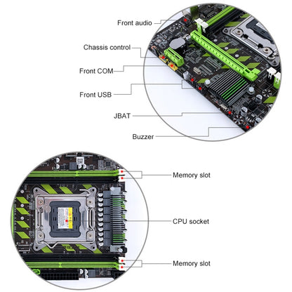 X79G 2011 DDR3 Desktop Computer Mainboard, Support E5 / 2630 / 2650 / 2660V2 - Motherboard by PMC Jewellery | Online Shopping South Africa | PMC Jewellery