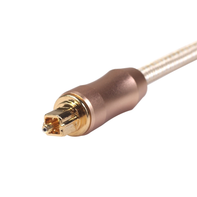 QHG02 SPDIF Toslink Gold-plated Fiber Braided Optic Audio Cable, Length: 5m - Audio Optical Cables by PMC TechLife | Online Shopping South Africa | PMC TechLife | Buy Now Pay Later Mobicred