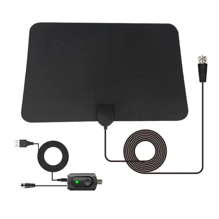 AN-1003 5dBi/25dBi Indoor HDTV Antenna, VHF170-230/UHF470-862MHz(Black) - DVB-T & Simulation Antenna by PMC TechLife | Online Shopping South Africa | PMC TechLife