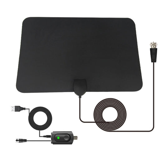 AN-1003 5dBi/25dBi Indoor HDTV Antenna, VHF170-230/UHF470-862MHz(Black) - DVB-T & Simulation Antenna by PMC Jewellery | Online Shopping South Africa | PMC Jewellery