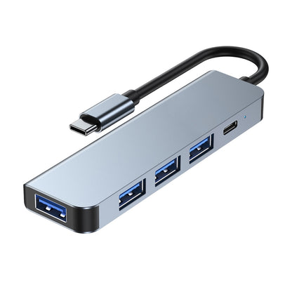 BYL-2301 5 in 1 USB-C / Type-C to USB Multifunctional Docking Station HUB Adapter - USB HUB by PMC Jewellery | Online Shopping South Africa | PMC Jewellery | Buy Now Pay Later Mobicred