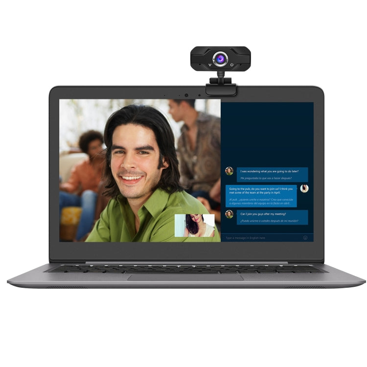 HXSJ S50 30fps 100 Megapixel 720P HD Webcam for Desktop / Laptop / Smart TV, with 10m Sound Absorbing Microphone, Cable Length: 1.4m - free shipping - PMC Jewellery - Order now!