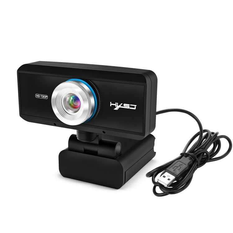 HXSJ S90 30fps 1 Megapixel 720P HD Webcam for Desktop / Laptop / Android TV, with 8m Sound Absorbing Microphone, Cable Length: 1.5m - HD Camera by HXSJ | Online Shopping South Africa | PMC Jewellery | Buy Now Pay Later Mobicred