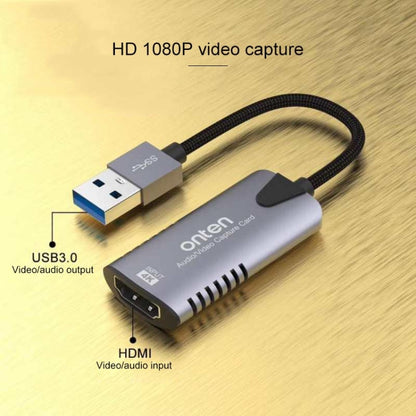 Onten US302 USB3.0 Audio Video Capture Card - Video Capture Solutions by Onten | Online Shopping South Africa | PMC Jewellery | Buy Now Pay Later Mobicred