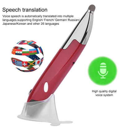 PR-06S 4-keys Smart Wireless Optical Mouse with Stylus Pen Function, Support Voice Operation / Translation (Red) - Wireless Mice by PMC Jewellery | Online Shopping South Africa | PMC Jewellery | Buy Now Pay Later Mobicred