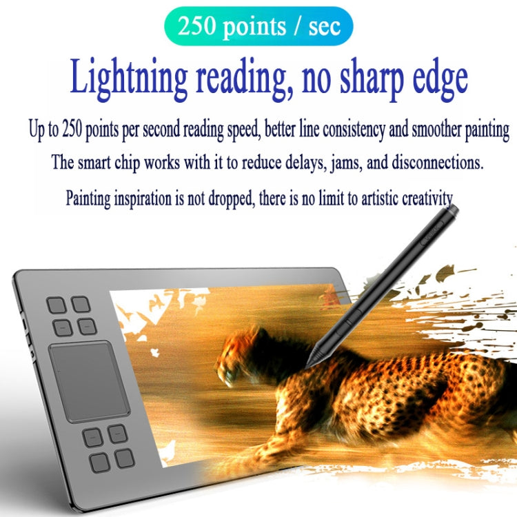VEIKK A50 10x6 inch 5080 LPI Smart Touch Electronic Graphic Tablet, with Type-c Interface - free shipping - PMC TechLife - Order now!