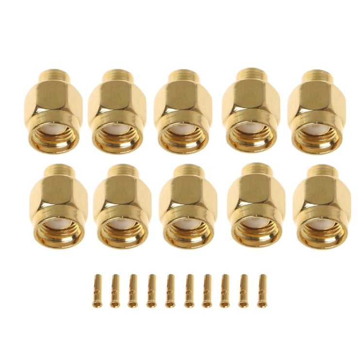 20 PCS SMA-JB3 RF Connector SMA Male Inner Screw & Pin Solder Semi-Rigid - DVB-T & Simulation Antenna by PMC Jewellery | Online Shopping South Africa | PMC Jewellery | Buy Now Pay Later Mobicred