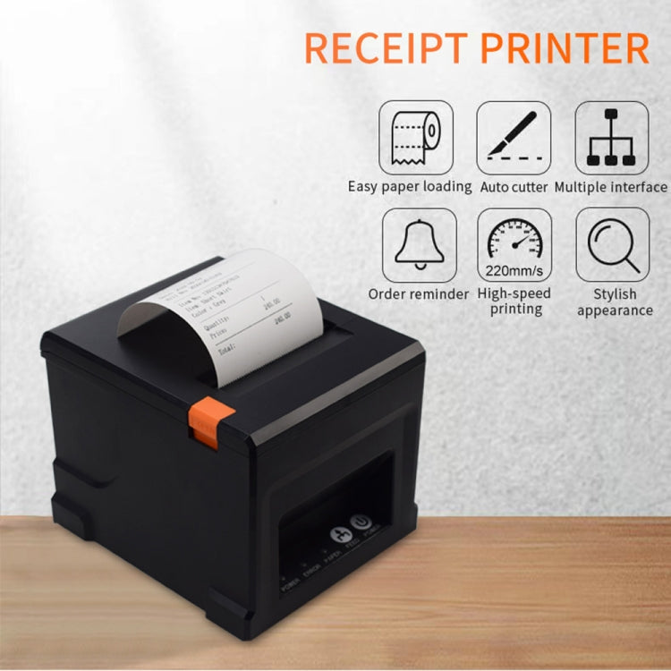 ZJ-8360 USB Auto-cutter 80mm Thermal Receipt Printer(EU Plug) - Printer by PMC Jewellery | Online Shopping South Africa | PMC Jewellery | Buy Now Pay Later Mobicred