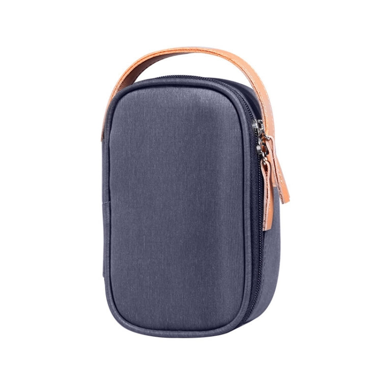 Multi-function Headphone Charger Data Cable Storage Bag, Ultra Fiber Portable Power Pack, Size: S, 11x5.5x18cm(Blue) - Other by PMC Jewellery | Online Shopping South Africa | PMC Jewellery | Buy Now Pay Later Mobicred