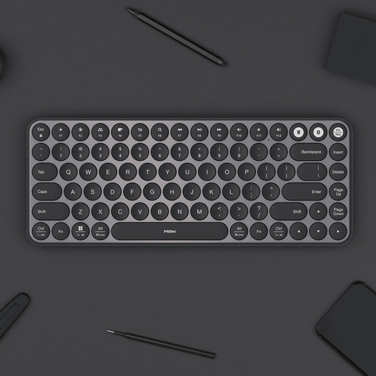 Original Xiaomi Youpin MIIIW 85 Keys 2.4GHz Mini Bluetooth Dual-Mode Wireless Keyboard(Black) - Wireless Keyboard by Xiaomi | Online Shopping South Africa | PMC Jewellery | Buy Now Pay Later Mobicred