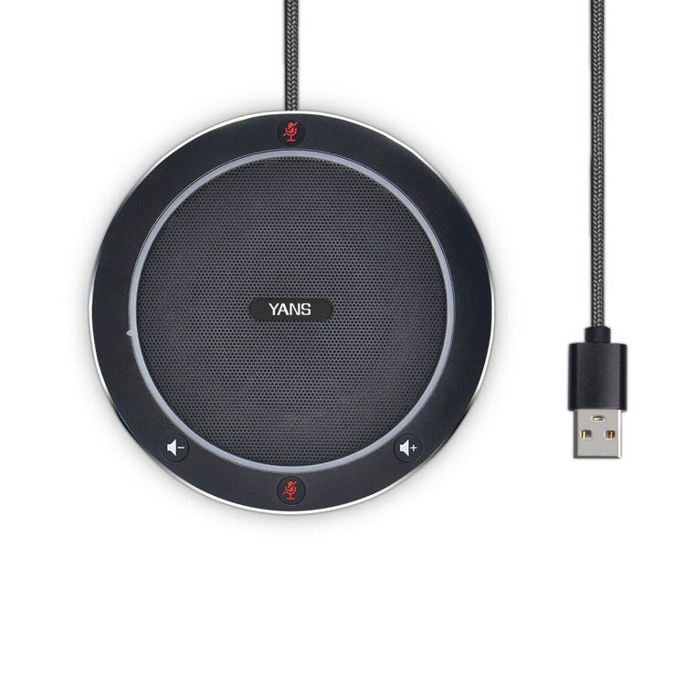 YANS YS-M61 USB Mini Port Video Conference Omnidirectional Microphone (Black) - Microphone by YANS | Online Shopping South Africa | PMC Jewellery | Buy Now Pay Later Mobicred