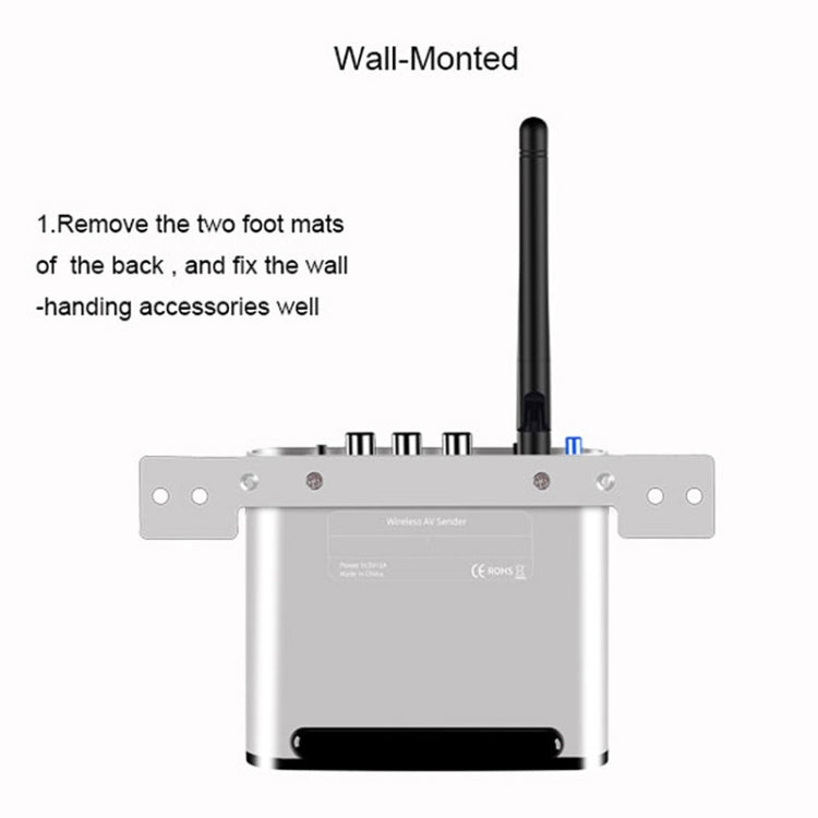 Measy AV220 2.4GHz Wireless Audio / Video Transmitter and Receiver, Transmission Distance: 200m, UK Plug - free shipping - PMC TechLife - Order now!