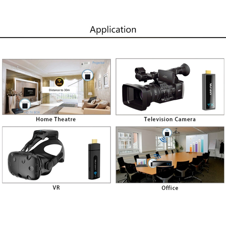 Measy W2H MAX FHD 1080P 3D 60Ghz Wireless Video Transmission HD Multimedia Interface Extender Receiver And Transmitter, Transmission Distance: 30m(UK Plug) - Set Top Box & Accessories by Measy | Online Shopping South Africa | PMC Jewellery | Buy Now Pay Later Mobicred