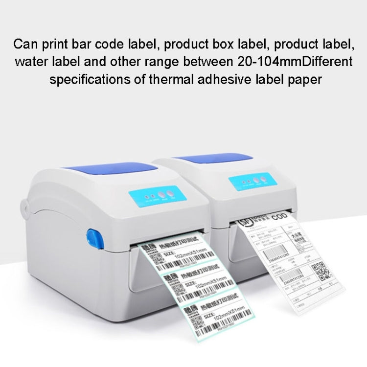 GPRINTER GP1324D Bluetooth USB Port Thermal Automatic Calibration Barcode Printer, Max Supported Thermal Paper Size: 104 x 2286mm - free shipping - PMC Jewellery - Order now!