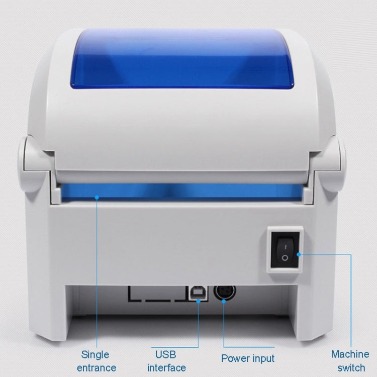 GPRINTER GP1324D Bluetooth USB Port Thermal Automatic Calibration Barcode Printer, Max Supported Thermal Paper Size: 104 x 2286mm - free shipping - PMC Jewellery - Order now!