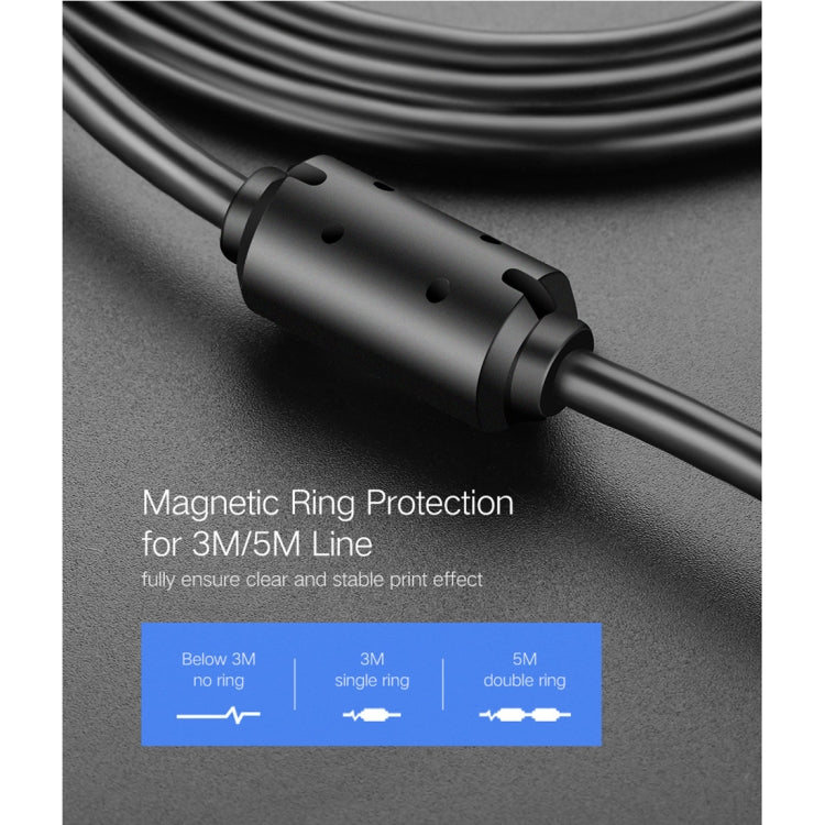 UGREEN USB 2.0 Gold-plated Printer Cable Data Cable, For Canon, Epson, HP, Cable Length: 1.5m - USB Cable by UGREEN | Online Shopping South Africa | PMC TechLife | Buy Now Pay Later Mobicred