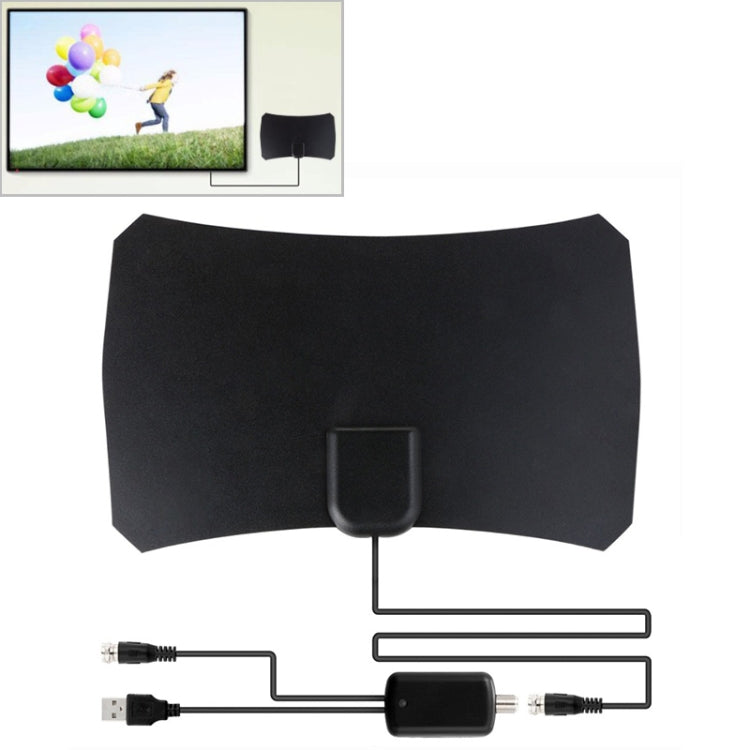 50 Miles Range 25dBi High Gain Digital Indoor HDTV Antenna with 3m Coaxial Cable - DVB-T & Simulation Antenna by PMC TechLife | Online Shopping South Africa | PMC TechLife | Buy Now Pay Later Mobicred