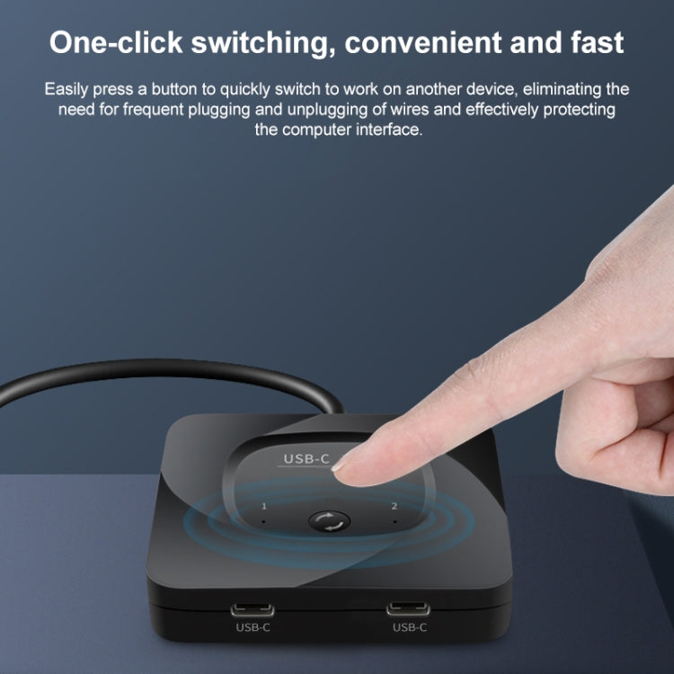 C-HD019 USB-C / Type-C Full-featured Bidirectional Switch Supports 8K HD Display - USB HUB by PMC Jewellery | Online Shopping South Africa | PMC Jewellery | Buy Now Pay Later Mobicred
