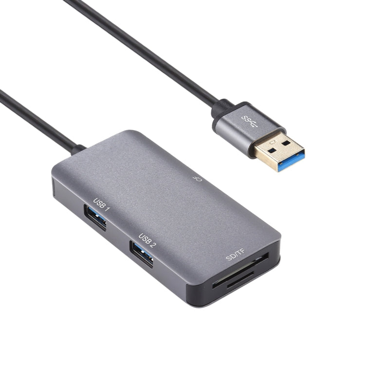 5 In 1 Dual USB 3.0 + CF + TF + SD Multi-function USB 3.0 Card Reader -  by PMC Jewellery | Online Shopping South Africa | PMC Jewellery | Buy Now Pay Later Mobicred