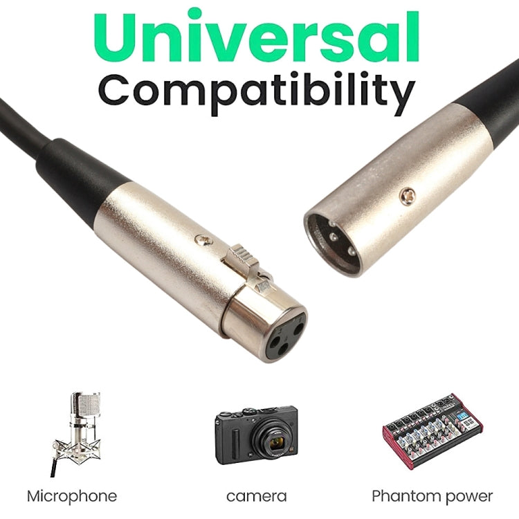 15m 3-Pin XLR Male to XLR Female MIC Shielded Cable Microphone Audio Cord - Microphone Audio Cable & Connector by PMC Jewellery | Online Shopping South Africa | PMC Jewellery | Buy Now Pay Later Mobicred