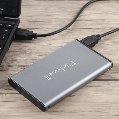 Richwell SATA R2-SATA-250GB 250GB 2.5 inch USB3.0 Super Speed Interface Mobile Hard Disk Drive(Grey) - External Hard Drives by Richwell | Online Shopping South Africa | PMC Jewellery | Buy Now Pay Later Mobicred