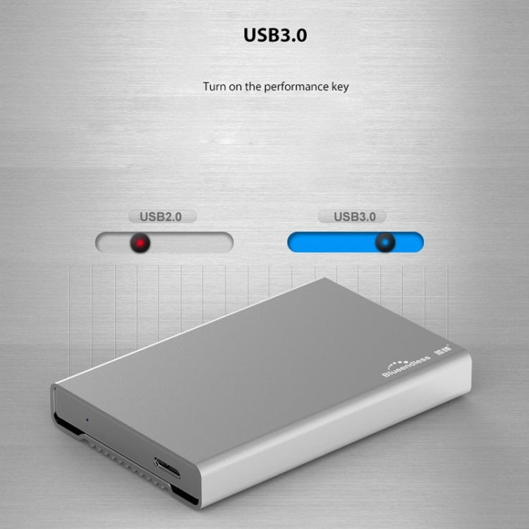 Blueendless U23Q SATA 2.5 inch Micro B Interface HDD Enclosure with Micro B to USB Cable, Support Thickness: 12.5mm or less - HDD Enclosure by PMC Jewellery | Online Shopping South Africa | PMC Jewellery | Buy Now Pay Later Mobicred