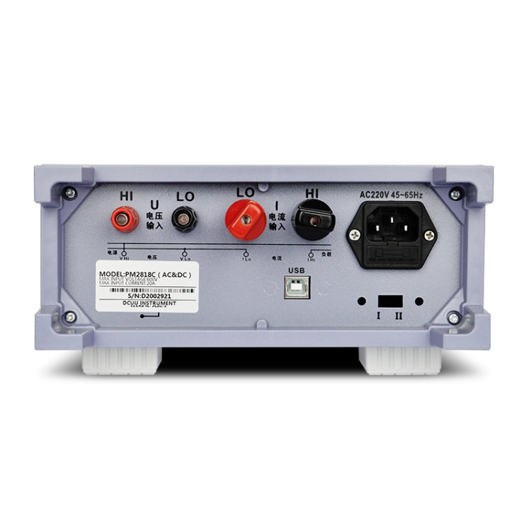 DCUU PM2818C AC 20A Intelligent Electrical Parameters Measuring Instrument (US Plug) - Current & Voltage Tester by PMc TechLife | Online Shopping South Africa | PMc TechLife | Buy Now Pay Later Mobicred