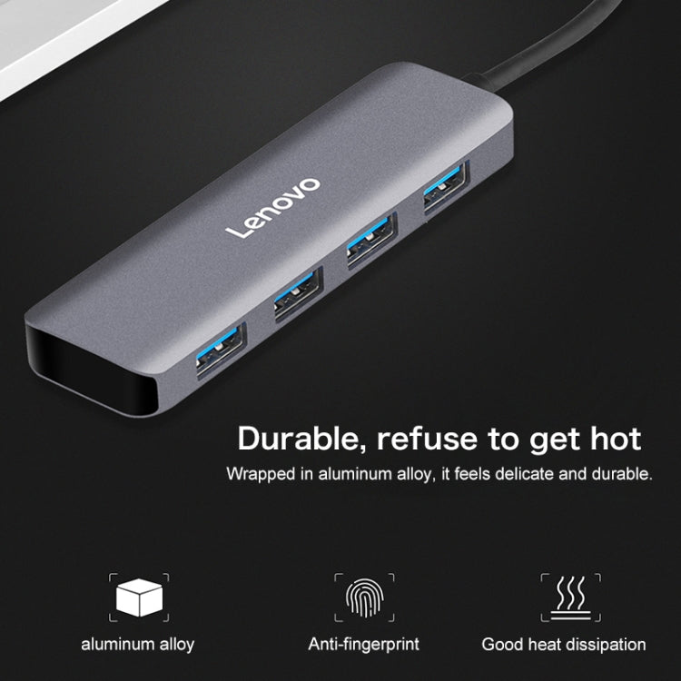 Lenovo U04 4 In 1 USB 3.0 Multi-port Converter Splitter Hub - USB HUB by Lenovo | Online Shopping South Africa | PMC Jewellery | Buy Now Pay Later Mobicred