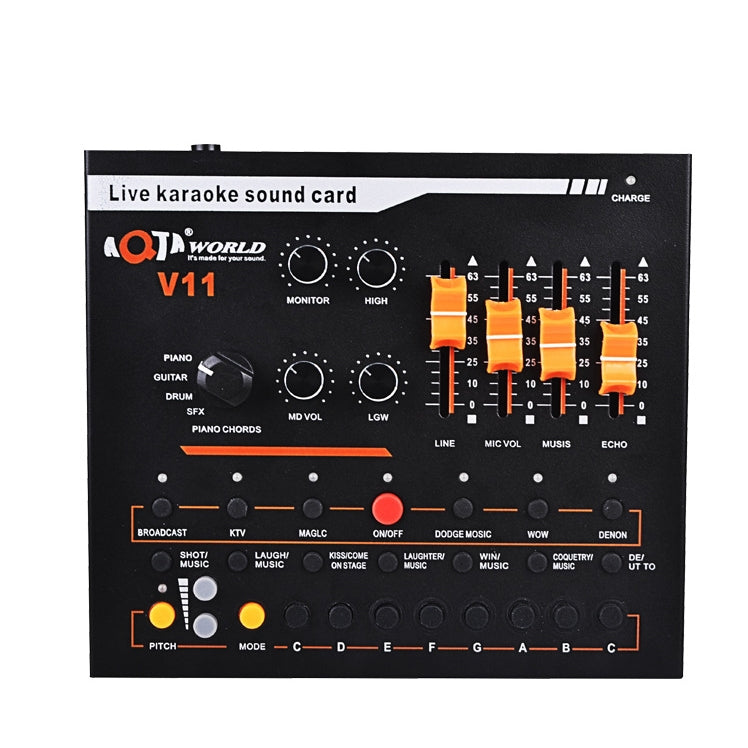 V11 Live Broadcasting Equipment Webcast Entertainment Streamer Music Synthesizer Tuning Sound Card - Microphone by PMC Jewellery | Online Shopping South Africa | PMC Jewellery | Buy Now Pay Later Mobicred