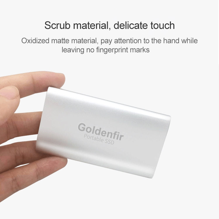 Goldenfir NGFF to Micro USB 3.0 Portable Solid State Drive, Capacity: 512GB(Silver) - External Solid State Drives by Goldenfir | Online Shopping South Africa | PMC Jewellery | Buy Now Pay Later Mobicred