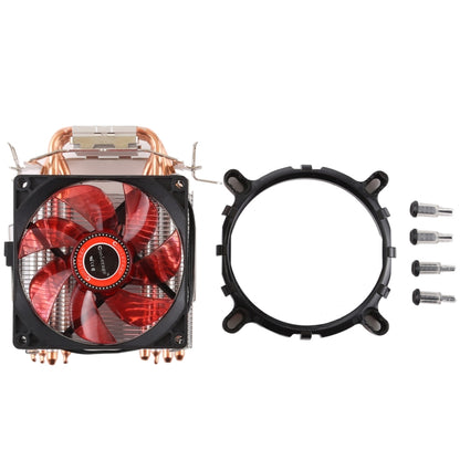 CoolAge L400 DC 12V 1600PRM 40.5cfm Heatsink Hydraulic Bearing Cooling Fan CPU Cooling Fan for AMD Intel 775 1150 1156 1151(Red) - Fan Cooling by PMC Jewellery | Online Shopping South Africa | PMC Jewellery | Buy Now Pay Later Mobicred