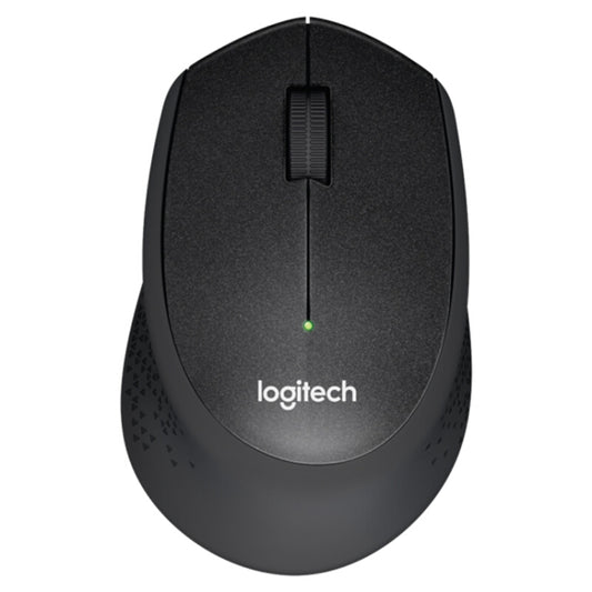 Logitech M330 Wireless Optical Mute Mouse with Micro USB Receiver (Black) - Wireless Mice by Logitech | Online Shopping South Africa | PMC Jewellery | Buy Now Pay Later Mobicred