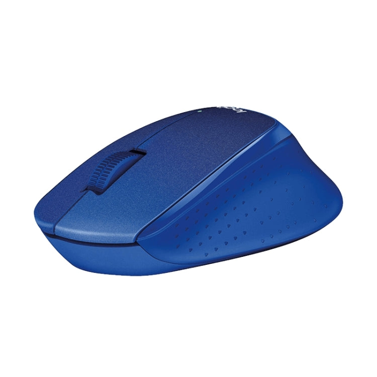 Logitech M330 Wireless Optical Mute Mouse with Micro USB Receiver (Blue) - Wireless Mice by Logitech | Online Shopping South Africa | PMC Jewellery | Buy Now Pay Later Mobicred