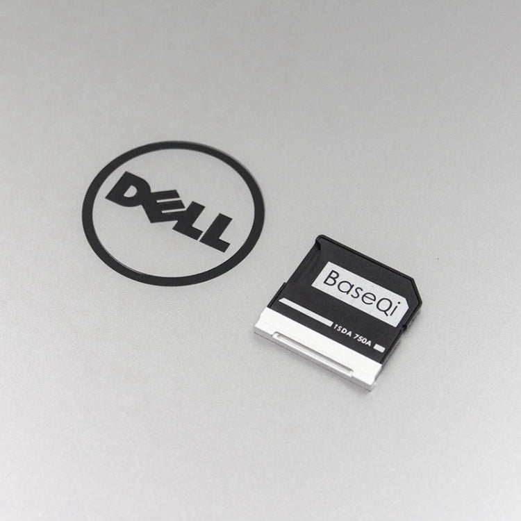 BASEQI Hidden Aluminum Alloy High Speed SD Card Case for Dell Inspiron 14 5455 Laptop - Card Case by PMC TechLife | Online Shopping South Africa | PMC TechLife