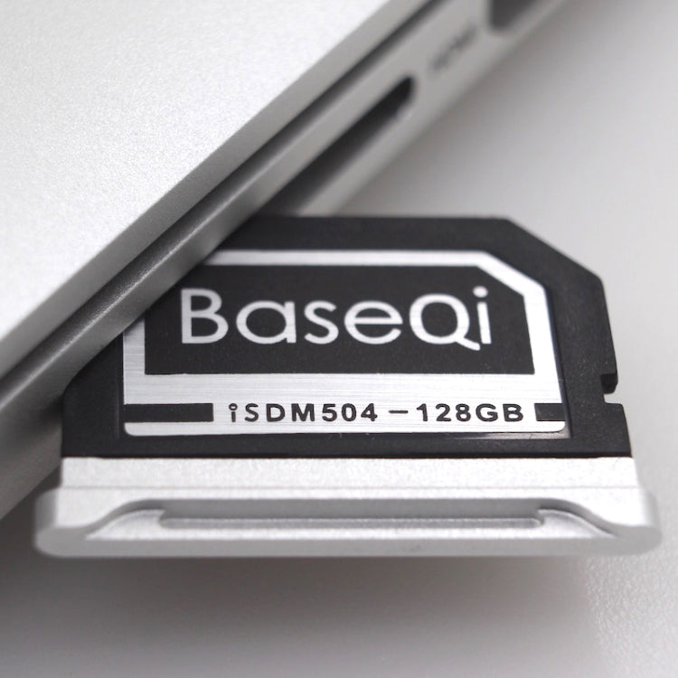 BASEQI 504MSV 128GB Aluminum Alloy Micro SD(TF) Memory Card for Macbook Pro Retina 15 inch (End of 2013 - after) Laptops - Micro SD Card by PMC Jewellery | Online Shopping South Africa | PMC Jewellery | Buy Now Pay Later Mobicred